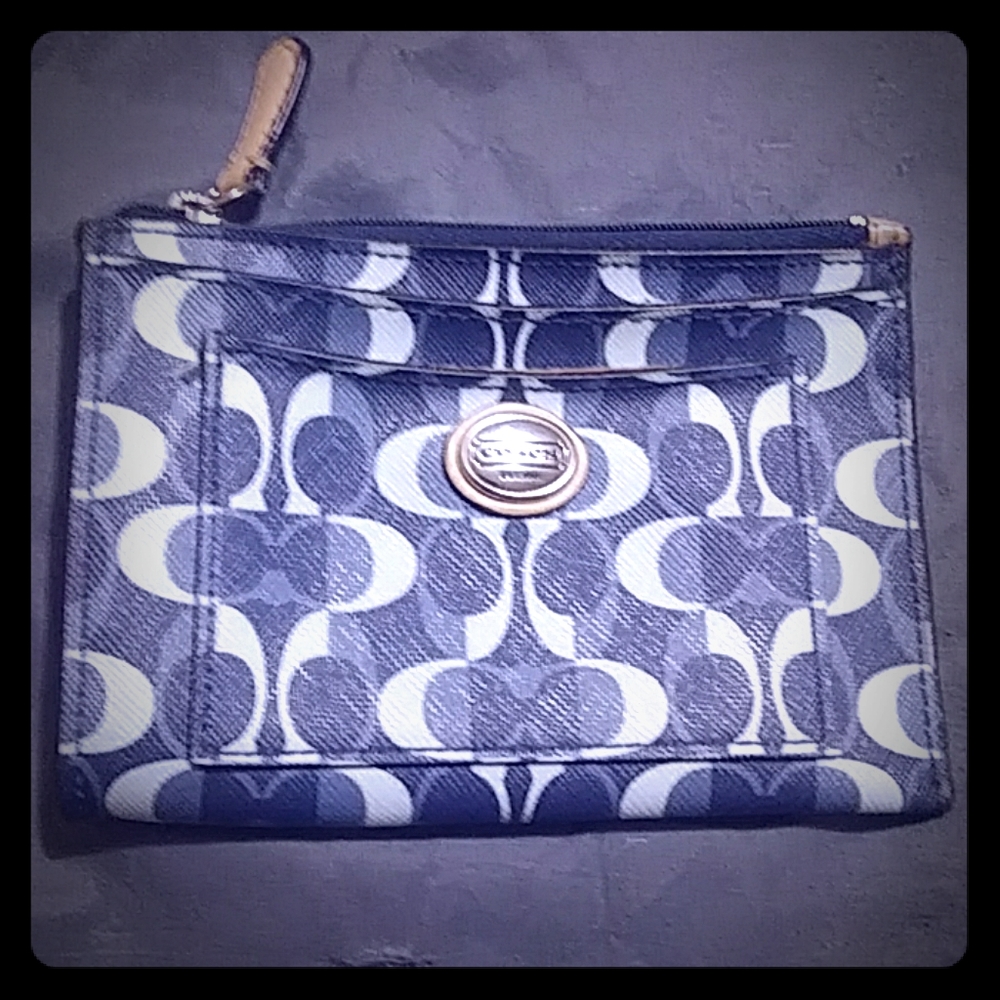 Authentic Coach Coin Card wallet